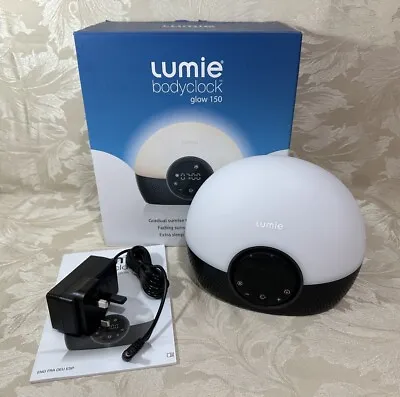 Lumie Bodyclock Glow 150 - Wake-up Light Alarm Clock With Sound And Sleep Sunset • £79.99