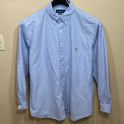 Polo Ralph Lauren Shirt Mens 3XB Denim Western 90s Vintage Long Sleeve Button Up • $24