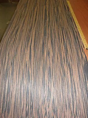 Macassar Ebony Composite Wood Veneer 24  X 120  Raw No Backing 1/42  Thick # 603 • $100
