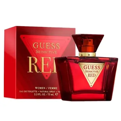 £32.99 • Buy GUESS Seductive Red Eau De Toilette Spray 75ml Fragrance For Her 