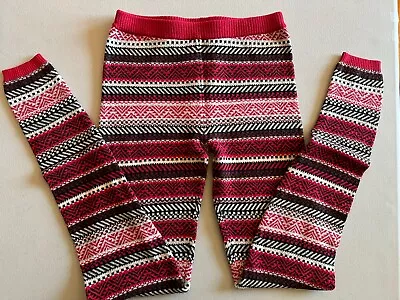 EUC Mossimo Fair Isle Sweater Knit Leggings Pants Joggers Size Small • $7.99