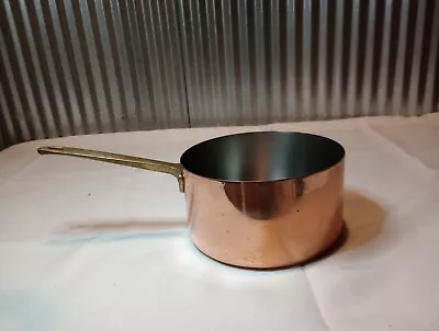 Vintage Paul Revere Copper Cookware Saucepan Pot 6.5  Diameter No Lid • $48.12