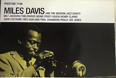 Miles Davis Prestige 7150 Vintage Out Of Print Poster 24 X 36 • $48.04