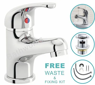 £15.99 • Buy Luxury Bathroom Modern Chrome Taps Sink Basin Mixer Bath Filler Shower Tap Sets