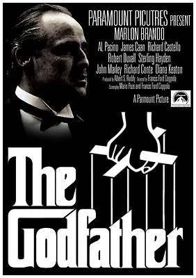 The Godfather Marlon Brando Al Pacino Movie Poster Print 31 • $6.49