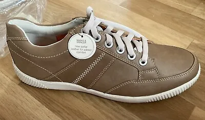 Marks & Spencer (M&S) Casual Leather Lace Up Shoes Trainers Men’s Size UK 8 • £23