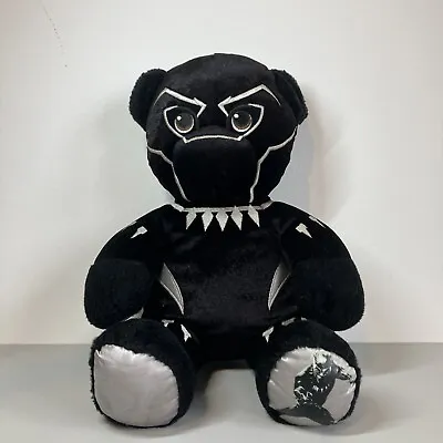 Build A Bear Marvel Avengers Black Panther 16  Soft Plush Cuddly Teddy Toy • £10.99