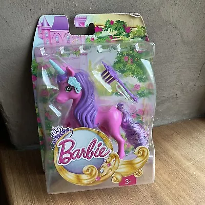 Barbie Unicorn In Box Pink Purple Mattel Barbie Accessories • £10