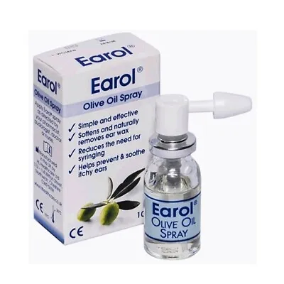 Earol Olive Oil Spray - 10ml - A Natural Remedy For Ear Wax - • £6.99