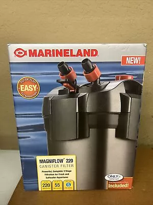 New Marineland MAGNIFLOW 220 55-Gallon Canister Filter ML90753-00 • $134.99