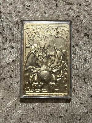 $1.25 • Buy VTG 1999 BK Burger King Pokémon 23K Gold Plated Charizard Nintendo Trading Card
