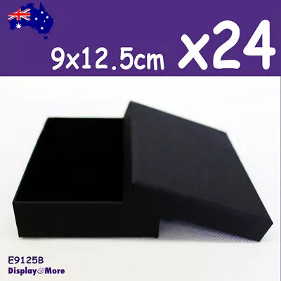 Jewellery Box NECKLACE Case | 24pcs 9x12.5cm | PLAIN White Black | AUSSIE Seller • $38.90