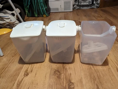 £8.50 • Buy Milton Cold Water 6 Bottle Baby Steriliser Bucket With Handle - White...