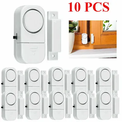 $15.99 • Buy 10PCS Wireless Home Window Door Burglar Security Alarm System Magnetic Sensor