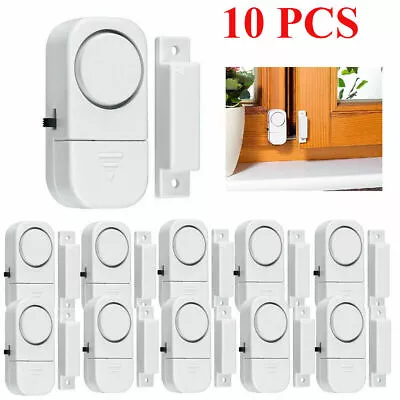 $15.99 • Buy 10PCS Wireless Home Window Door Burglar Security Alarm System Magnetic Sensor