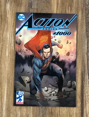 Action Comics #1000 Oliver Coipel Midtown Color Superman Variant DC 2018 • £14.46