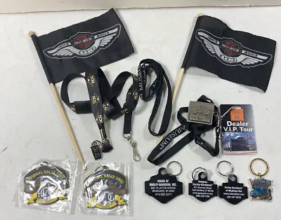 Harley Lanyards-Key Chains-Flags-Dealer VIP Pin Harley Owners Group • $24.99