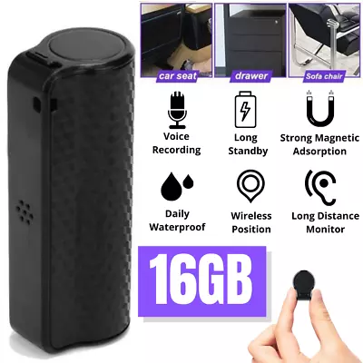 Spy Digital Voice Activated Recorder Mini Hidden Audio Recording Device 16/32GB • $45.09