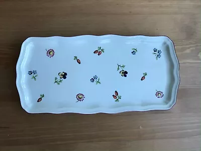 Villeroy & Boch Petite Fleur Sandwich Appetizer Tray 11 1/8  • $55