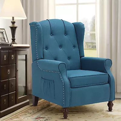Wingback Recliner Chair Perfect For Living Rooms Bedrooms Theater Rooms • $335.92