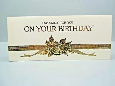 BIRTHDAY Vintage Unused  On Your Birthday   Money Card/env. - Free Ship • $4.95
