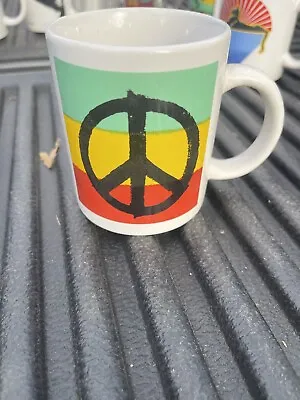 Vintage New Old Stock  Coffee Cup  Ceramic 90s Jamaica Peace Bob Marley Reggae • $19