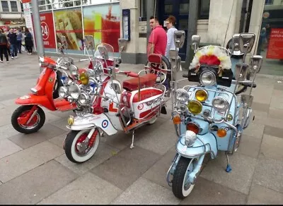 NEW WITH TAGS MOD SCOOTER UNION JACK MESSANGER BAG MANSLAMBRETTA VESPA Shoulder • £14.99