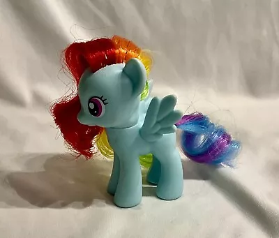 MLP G4 Rainbow Dash - Blue Pegasus With Rainbow Hair • $4.50