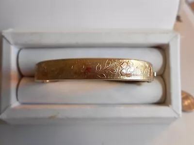 Nice Engraved Vintage Bangle Child Size • $5