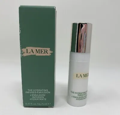 LA MER The Hydrating Infused Emulsion - .17oz/5mL Travel Pump- NEWEST PRODUCT! • $15.95