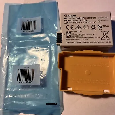 Genuine Canon Lp-e8 Battery Pack Original For Eos 550d 600d 650d 700d Nf5i #3 • £24.99