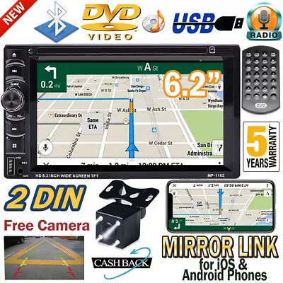 Car DVD Radio Stereo Bluetooth For Nissan Frontier Pathfinder Versa Sentra Tiida • $81.96