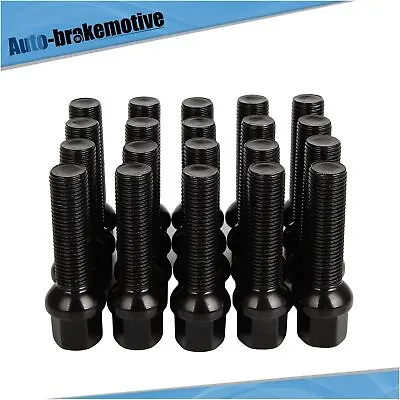 (20) 14x1.5 45mm Shank Wheel Lug Bolts Nuts 69mm Overall For Volkswagen CC Audi • $33.70