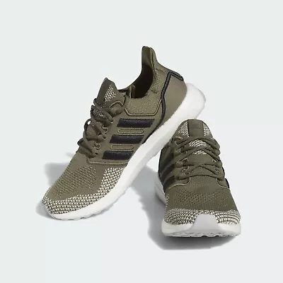 Adidas Ultra Boost 1.0 Mens Size Running Shoes Olive Strata/Carbon HR0056 • $98.96