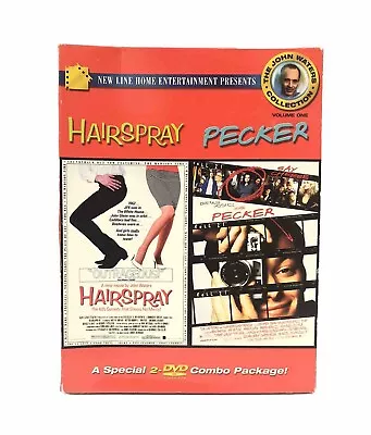 John Waters Collection Volume 1  - Hairspray/ Pecker (DVD 2001 2-Discs) Divine • $19.99