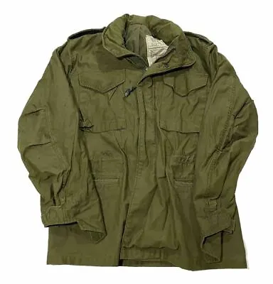 Vintage Alpha Industries Cold Weather Field Coat Mens Small Green M65 OG 107 AG6 • $85