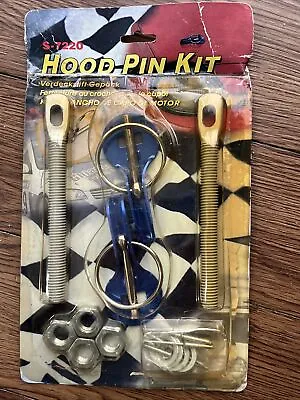 Hood Pin Kit Fits Universal Vintage Classic Car Accessories NOS S-7220  Blue • $35