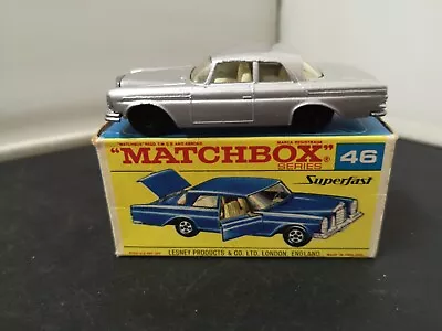 W524-matchbox Superfast Mb46-a Mercedes 300 Se And Original Box.silver Body • £299.99