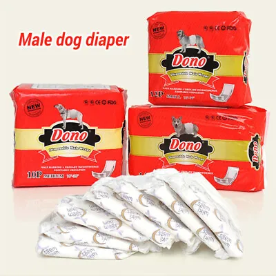 $19.68 • Buy Male Pet Dog Puppy Nappy Diapers Belly Wrap Band Sanitary Pants Underpants