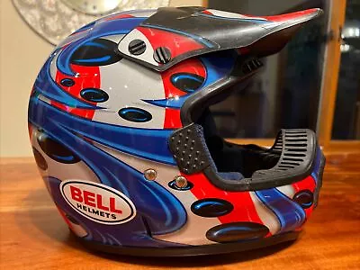 Vintage Bell Motocross Helmet - Jeremy McGrath Replica • $260