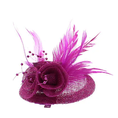 Zac's Alter Ego® Colourful Clip Fascinator With Beads & Feathers • £19.69