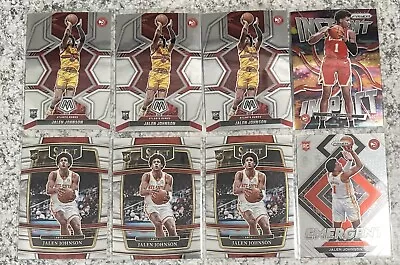 Jalen Johnson Rookie Lot Of 8 - Prizm Select & Mosaic - Hawks • $1.50