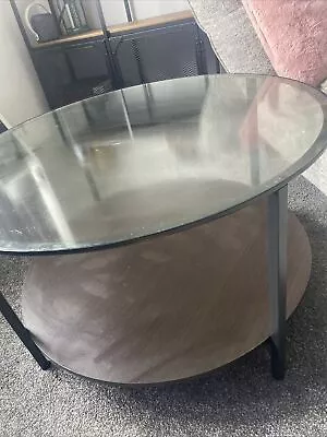 IKEA Glass Black Coffee Table • £20