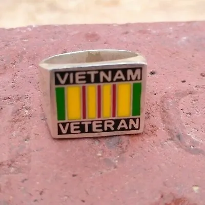 US Vietnam Veteran Sterling Silver Ring  • $89.99