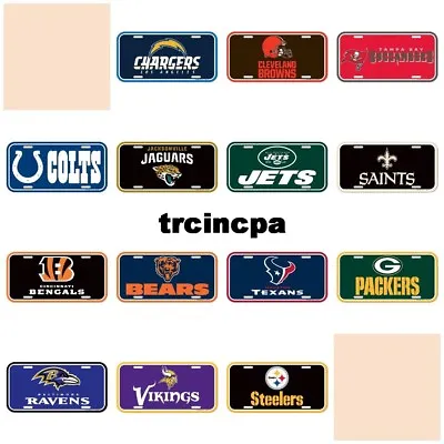 Wincraft - NFL - Plastic License Plate - Pick Your Team • $11.99