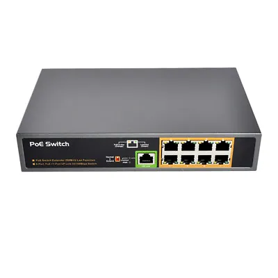  8CH 9Port 150W POE Power Over Ethernet Switch/Hub For IP Camera System NVR CCTV • $59.99