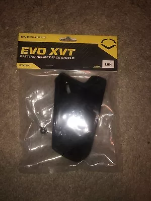 Black EvoShield Evo XVT Batting Helmet Face Shield For Left Hand Hitter LHH • $17.88