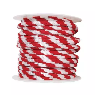 KOCH 5142045 Polypropylene Solid Braid Rope 5/8'' IN X 140' FT Red/White • $59