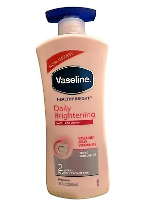 Vaseline Healthy Bright DAILY BRIGHTENING Lotion Triple Sunscreen 20.3 Oz JUMBO • $19.95