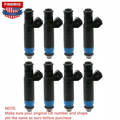 8x 80LB 840cc High Impedance Fuel Injectors For Siemens Deka EV1 110324 FI114992 • $79.98